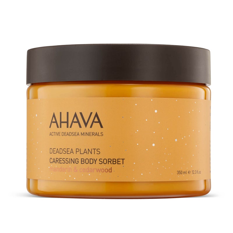 AHAVA سوربيه الجسم من AHAVA من نباتات البحر الأحمر، اليوسفي وخشب الأرز - يرطب وينعش البشرة، يعزز المرونة، ي envelops في إحساس منشط، مع أوسموتير، بيسابولول، فيتامين B5 و E، 11.8 أونصة سائلة - Image 1