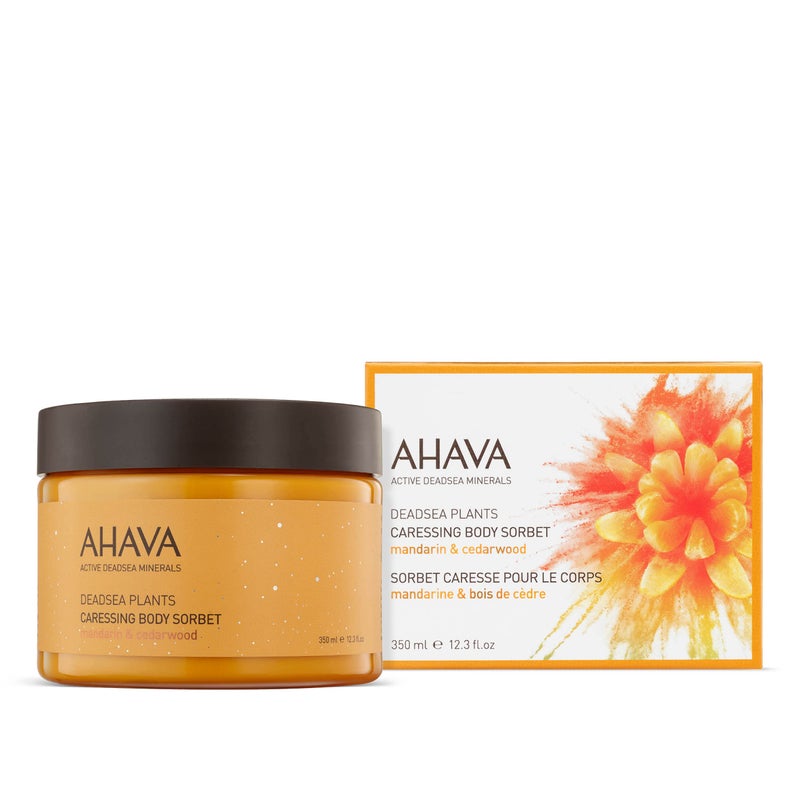 AHAVA سوربيه الجسم من AHAVA من نباتات البحر الأحمر، اليوسفي وخشب الأرز - يرطب وينعش البشرة، يعزز المرونة، ي envelops في إحساس منشط، مع أوسموتير، بيسابولول، فيتامين B5 و E، 11.8 أونصة سائلة - Image 2
