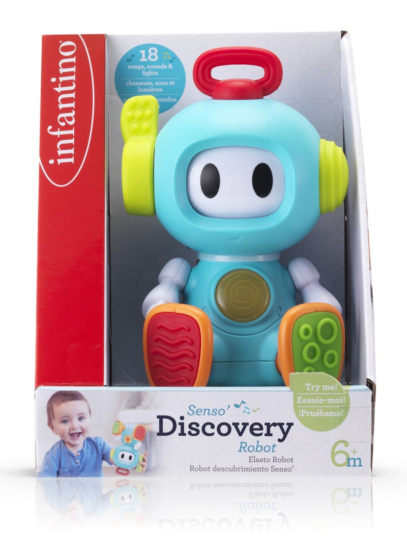 infantino روبوت سينسو ديسكفري مع ضوء وموسيقى (مناسب من 6 أشهر) - Image 1
