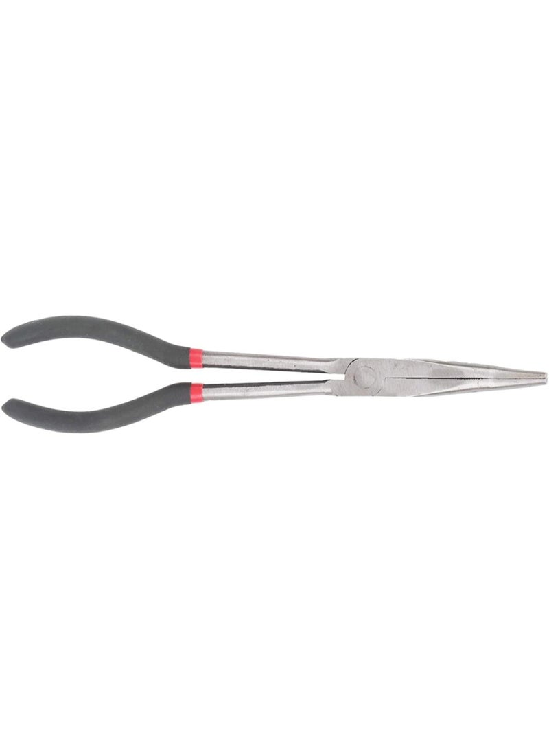 GGOOT 11in Extended Handle Pliers High Performance Curved Nose Steel Pliers with Plastic Handle Hardware Tool for Various Works - Image 4