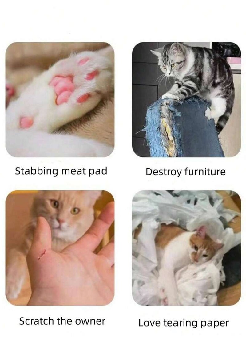 Cat Scratching Board with Catnip Corrugated Cardboard Scratching Mat for Stimulating Play and Paw Care Polymorphic - Image 3