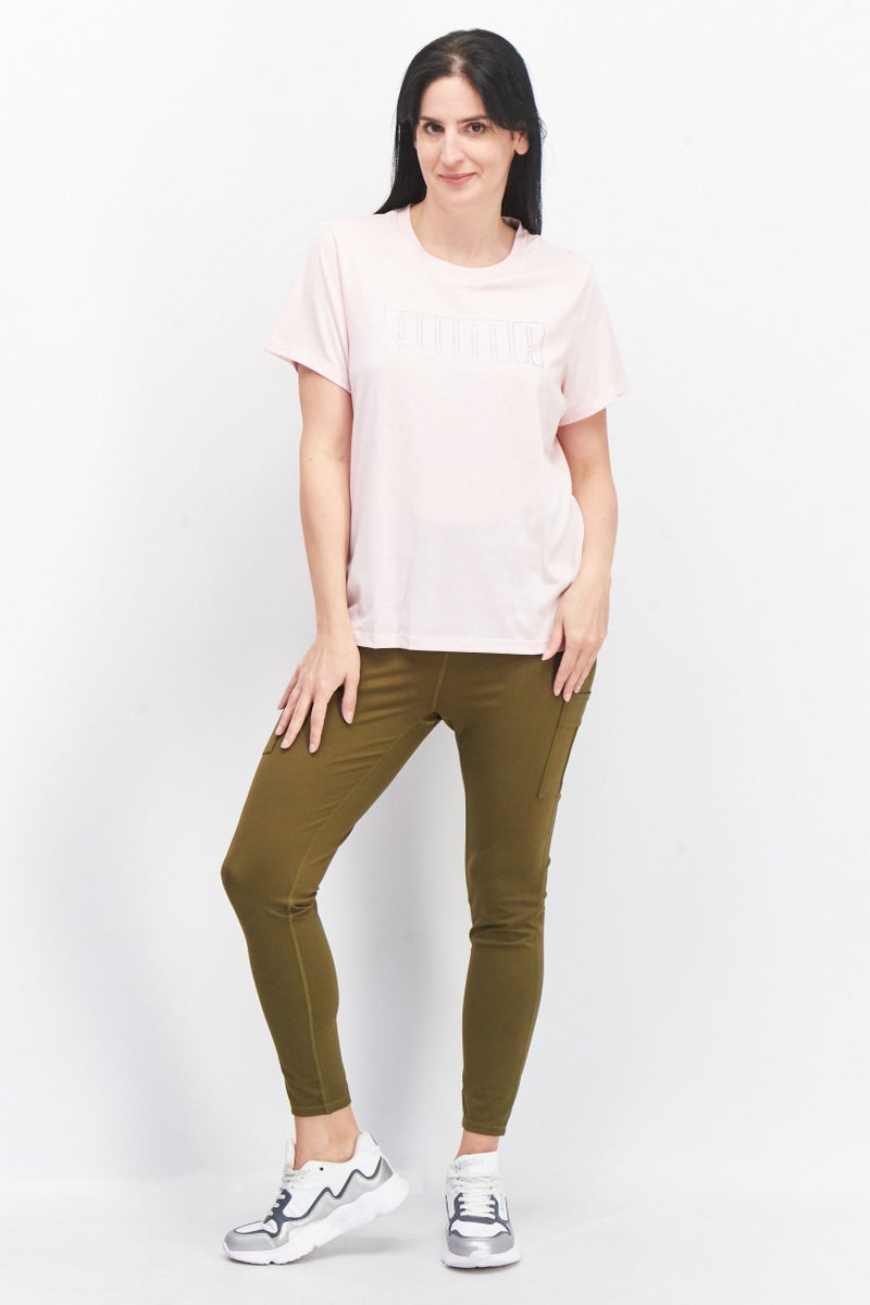 PUMA Women Sportswear Fit Short Sleeve Training Top, Pink - Image 2