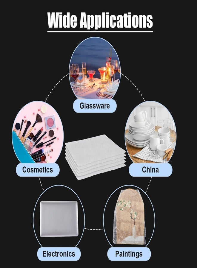 Dunzoom 5 Pack 26 * 30 Inch Extra Large Bubble Pouches Clear Bubble Pouch Wrap Bags for Packing Shockproof Cushioning Wrap Bag for Shipping Moving Fragile Dishes China Plates Painting Fragile Items - Image 5