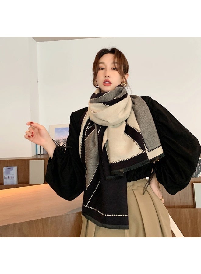 آنا شال كيب متعدد الاستخدامات بإحساس كشمير - Image 2