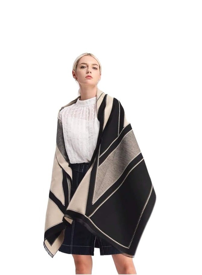 آنا شال كيب متعدد الاستخدامات بإحساس كشمير - Image 5