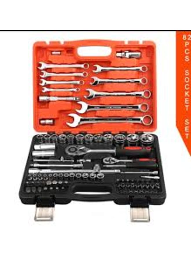 Complete set of 82 pieces, half and quarter inch, country keys and system - Image 1
