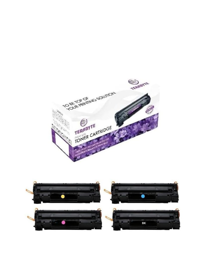 Terabyte 207A with Latest Chip Compatible for W2210A W2211A W2212A W2213A Toner Cartridges for Color LaserJet Pro M255dw MFP M282nw M283cdw M283fdw Printer (Yellow) - Image 1