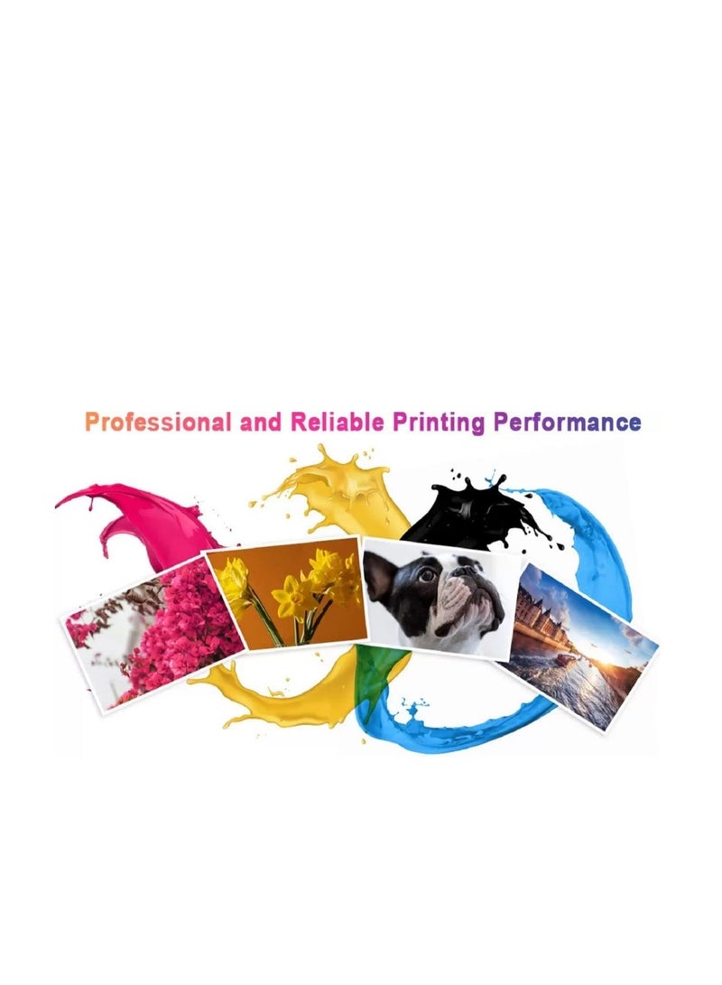 Terabyte 207A with Latest Chip Compatible for W2210A W2211A W2212A W2213A Toner Cartridges for Color LaserJet Pro M255dw MFP M282nw M283cdw M283fdw Printer (Yellow) - Image 2