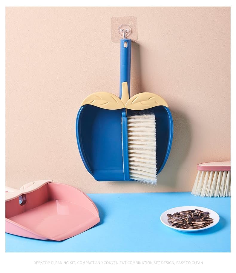 SUNNIFA Mini Dustpan and Brush Set for Home & Kitchen Cleaning | Portable Handheld Sweeping Tool with Soft Bristles | Compact Table, Floor & Desk Cleaner (Multicolor) - Image 5