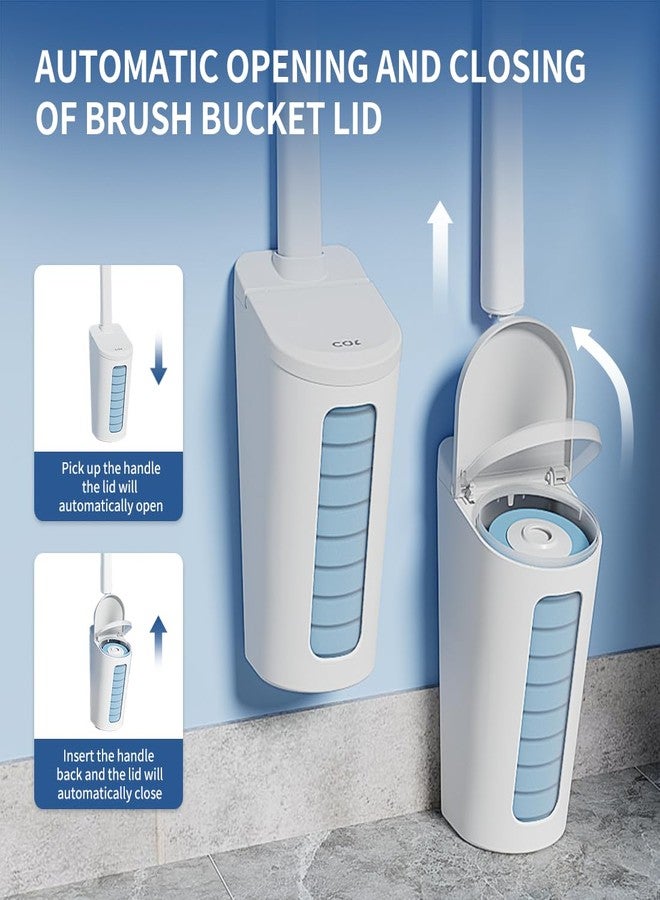 CQT Disposable Toilet Bowl Brush with Toilet Wand 10 Refill Heads, Toilet Bowl Cleaner Wands,Toilet Cleaning System Starter Kit(Wand+10 Refills) - Image 4