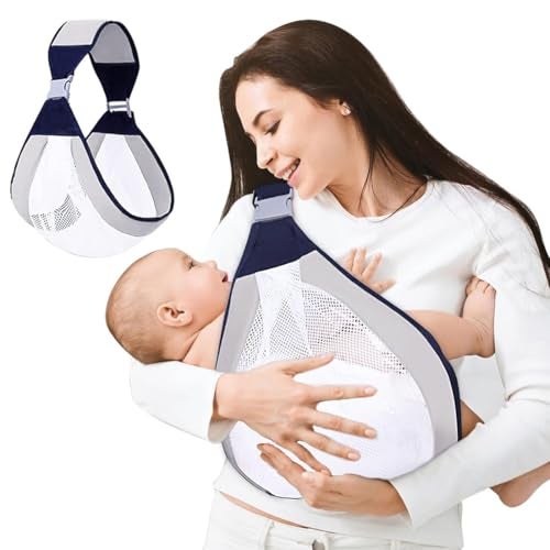 Adbeni Imported Baby Carrier | Adjustable Ergonomic Baby Sling for Newborn to Toddler | Breathable 3D Mesh Infant Baby Wrap | Lightweight & Comfortable Shoulder Straps - Image 1