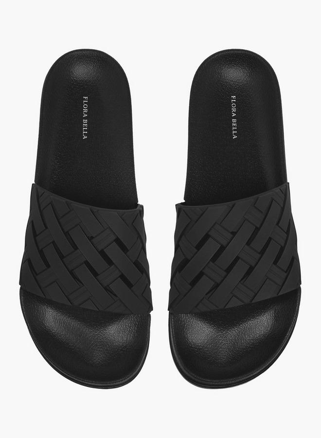 Flora Bella By Shoexpress Flora Bella Women Weave Textured Slides - Image 1