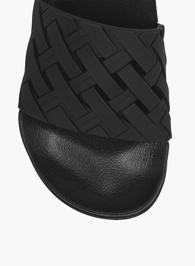 Flora Bella By Shoexpress Flora Bella Women Weave Textured Slides - Image 3