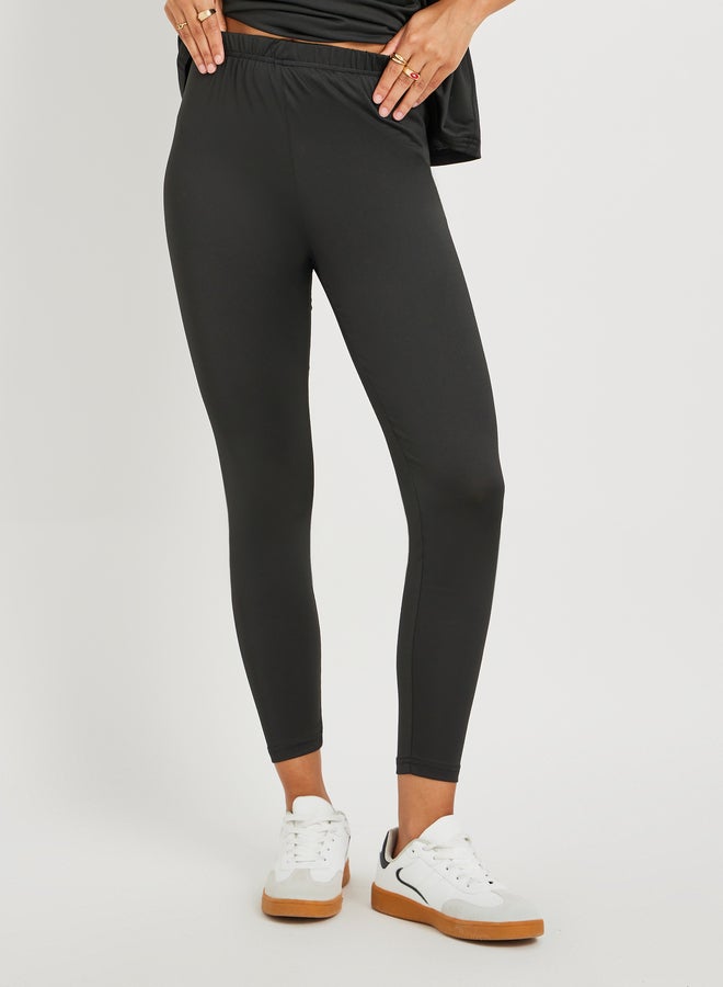 Take Two Slogan Print Back Oversized T-Shirt and Leggings Co-Ords  - Image 5