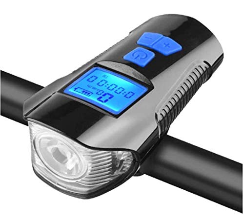 RESHNE Smart Cyclo Computer 3 in 1 USB Rechargeable Front Headlight LED Front Light - Image 1