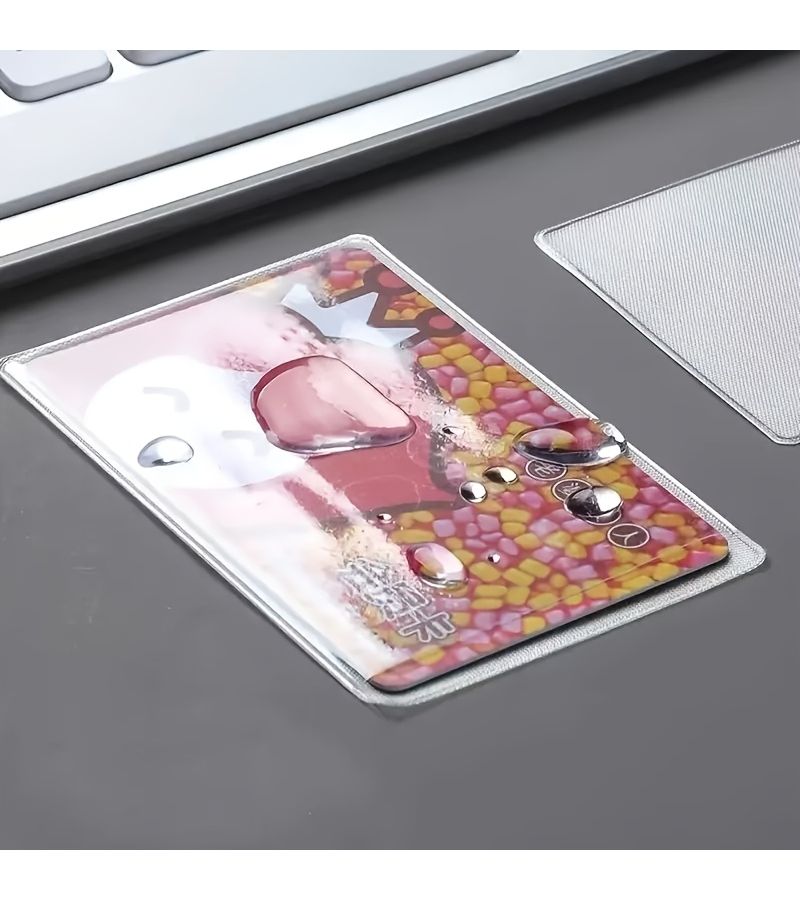 4 Pvc Transparent Card Protective Covers For All Id Card Holders - Image 4