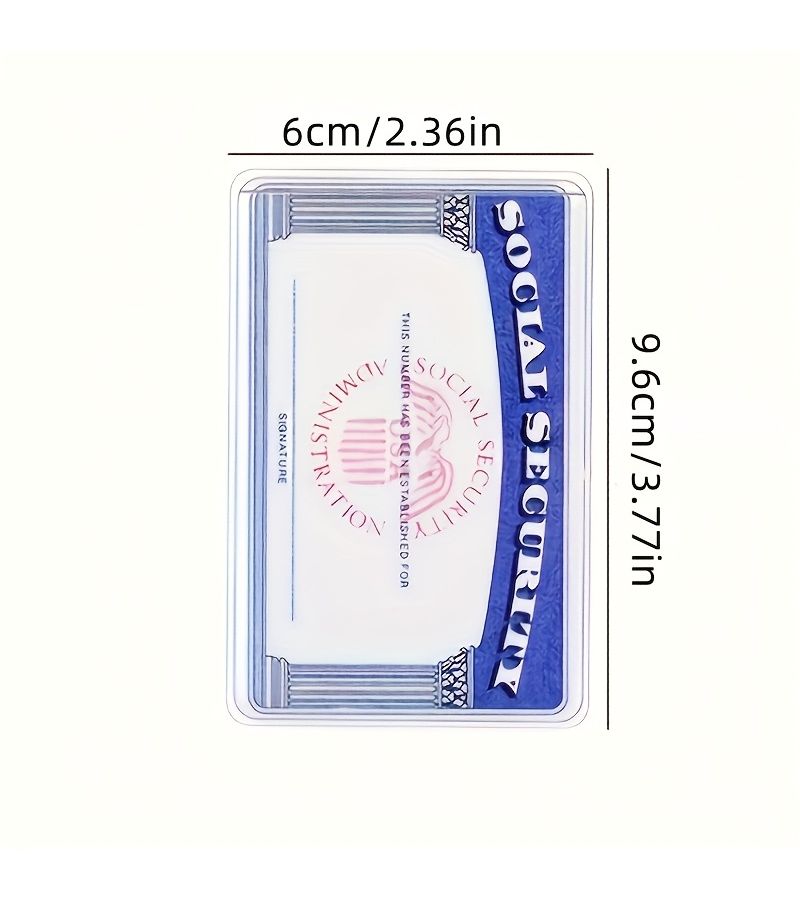 4 Pvc Transparent Card Protective Covers For All Id Card Holders - Image 5