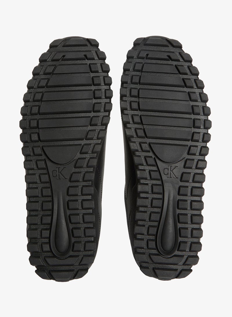 Calvin Klein Jeans Leather Low Profile Runner Trainers - Image 5