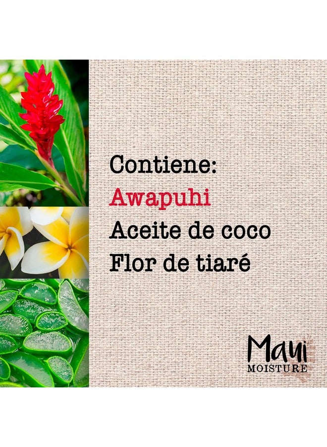 MAUI MOISTURE Shine + Awapuhi Moisturizing Vegan Shampoo With Coconut Oils For Shiny Hair Siliconefree & Sulfatefree Surfactant Aloe Shampoo To Detangle & Hydrate Dull Hair 13 Fl. Oz - Image 5