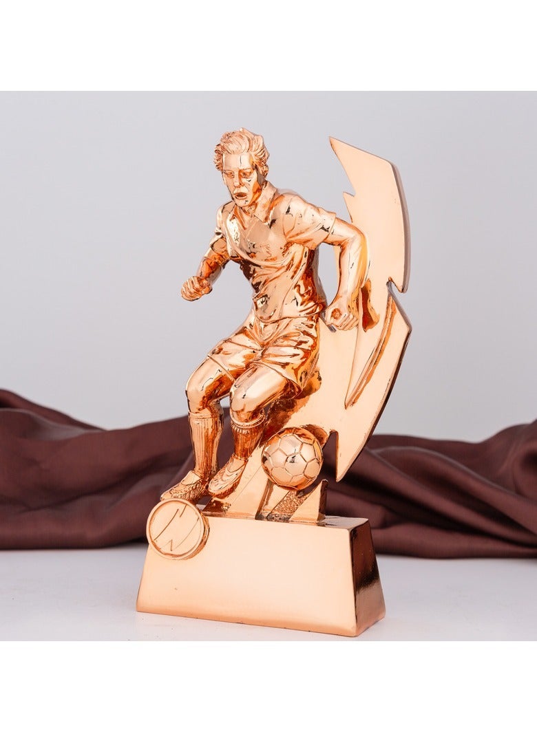 New Football Creative Shooter Trophy 12x6x22.5cm