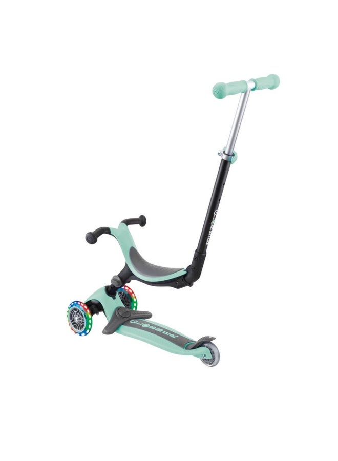 GLOBBER سكوتر جلوبر جو أب القابل للطي 3 عجلات مع عجلات مضيئة (نعناعي) - Image 2