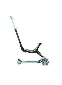GLOBBER Globber Go Up Fold 3-Wheel Kick Scooter with Light-up Wheels (Mint)  - Image 3