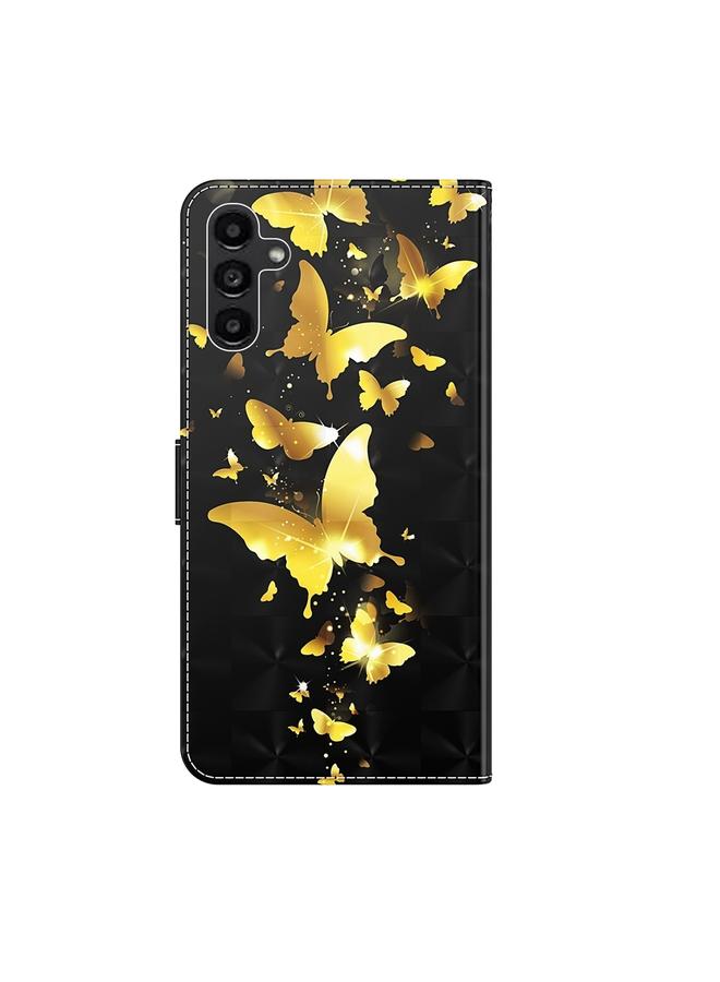 S-TOP Case For Samsung Galaxy A15 3D Painting Pattern Flip Leather Phone Case - Image 3