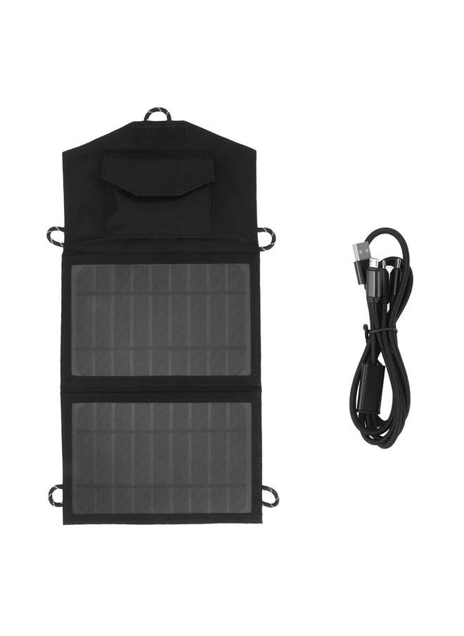 Thoraya Solar Panel Monocrystalline Silicon High Efficiency Portable Foldable Solar Panel for Outdoor Camping RV Car Pet House  - Image 1