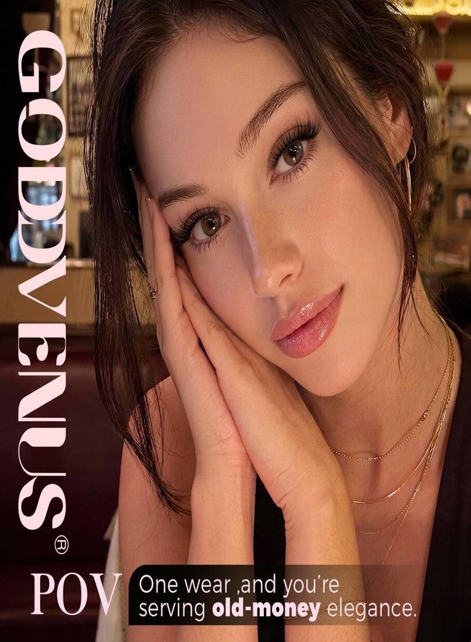 Goddvenus Elegant Lash Clusters Natural Wispy Eyelashes Clusters Fluffy - Image 2