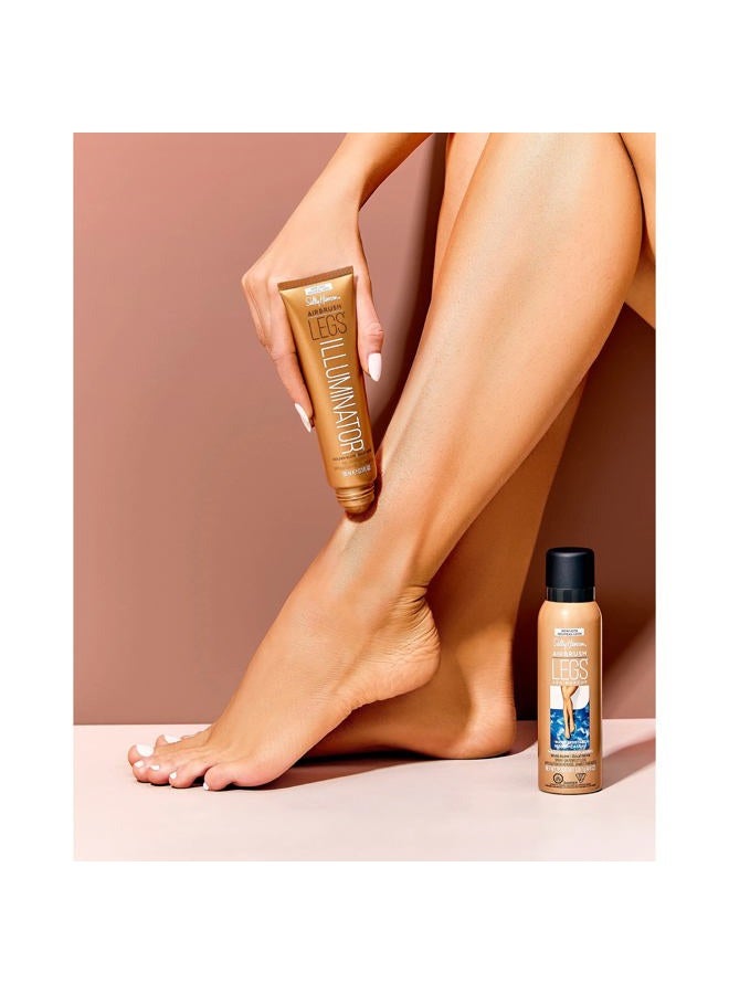 Sally Hansen مُضيء الساقين بالرش، توهج ذهبي، 100 مل - Image 4