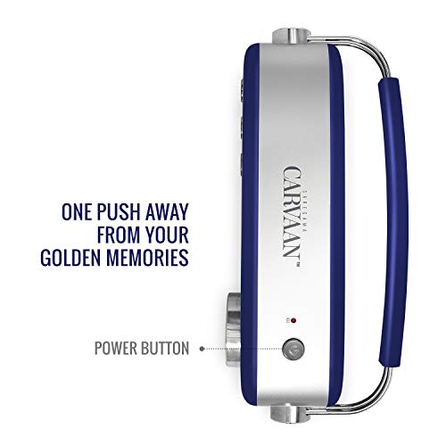 Carvaan Saregama Carvaan Premium Hindi - Portable Music Player with 5000 Preloaded Songs, FM/BT/AUX (Royal Blue) - Image 4