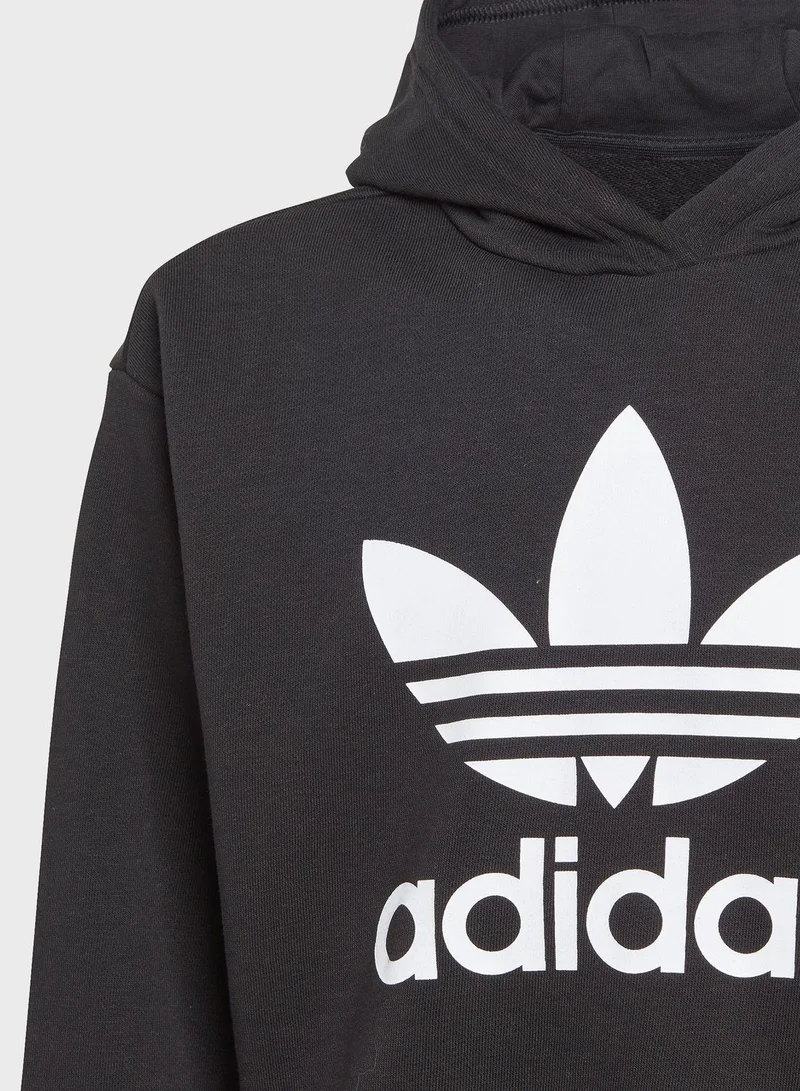 adidas Originals Youth Adicolor Cropped Hoodie