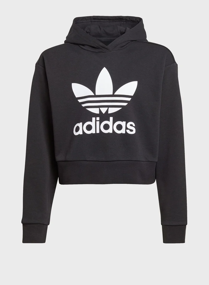 adidas Originals Youth Adicolor Cropped Hoodie