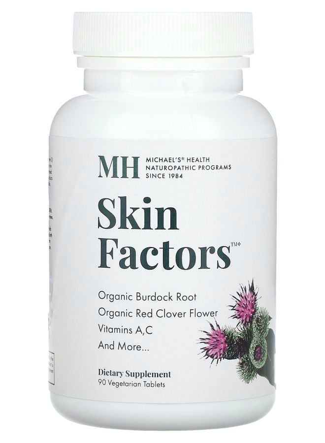 Michael's Naturopathic Skin Factors 90 Vegetarian Tablets - Image 1