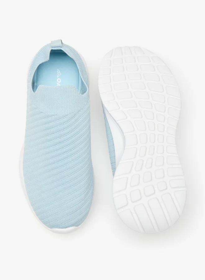 Oaklan by Shoexpress Girls Mesh Detail Slip-On Sports Shoes
