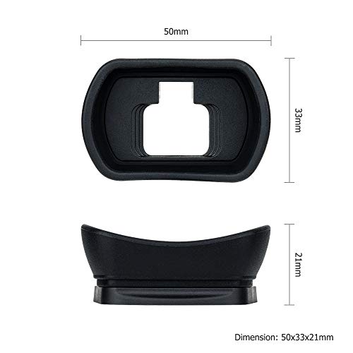 Kiorafoto Soft Silicon Camera EVF Viewfinder Eyecup Eyepiece Eyeshade for Nikon Z6III Z5II Z6II Z7II Z6 Z7 Z5 Replaces Nikon DK-29 Eye Cup Protector (Does Not Fit Z9!) - Image 5