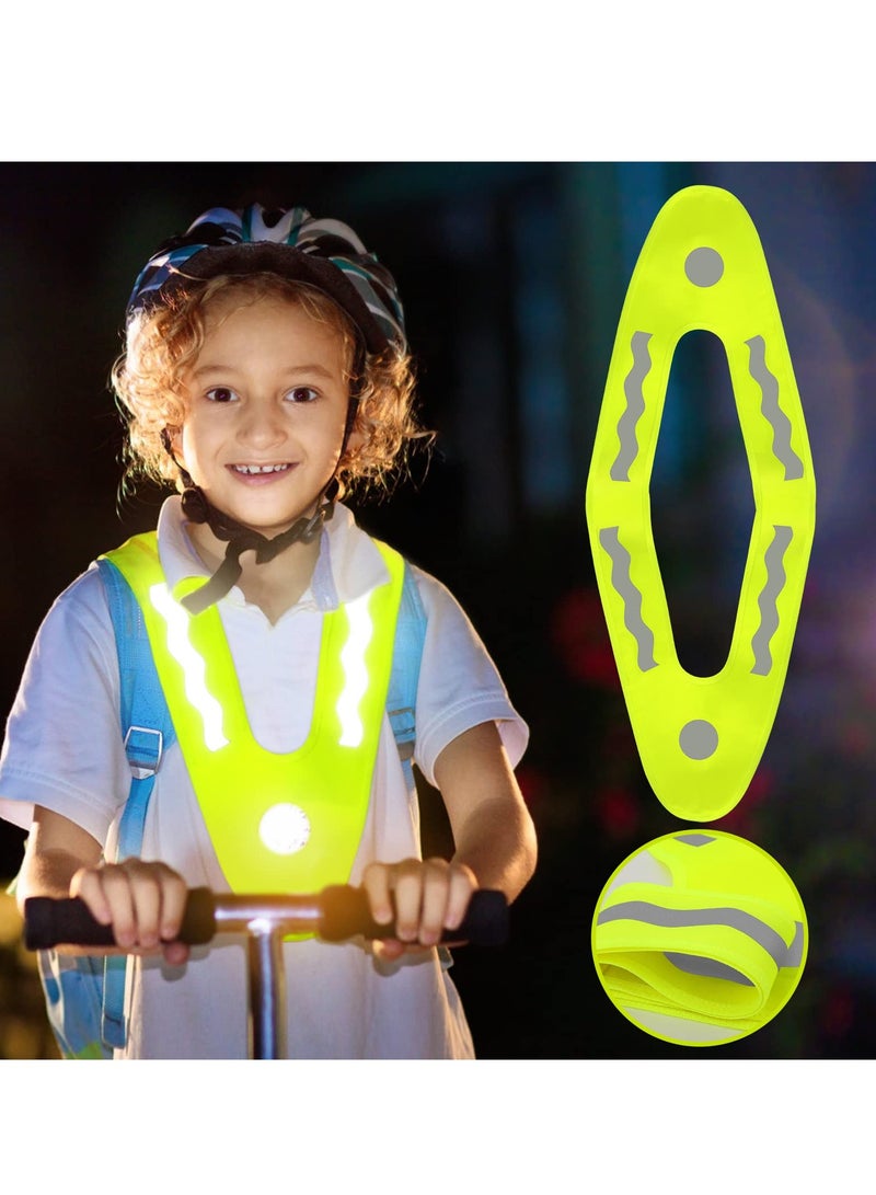 KASTWAVE 4-Pack Kids Reflective Safety Vests - Durable High-Visibility Vests for Children's Biking, Walking, and Outdoor Activities with Enhanced Safety Features - Image 3