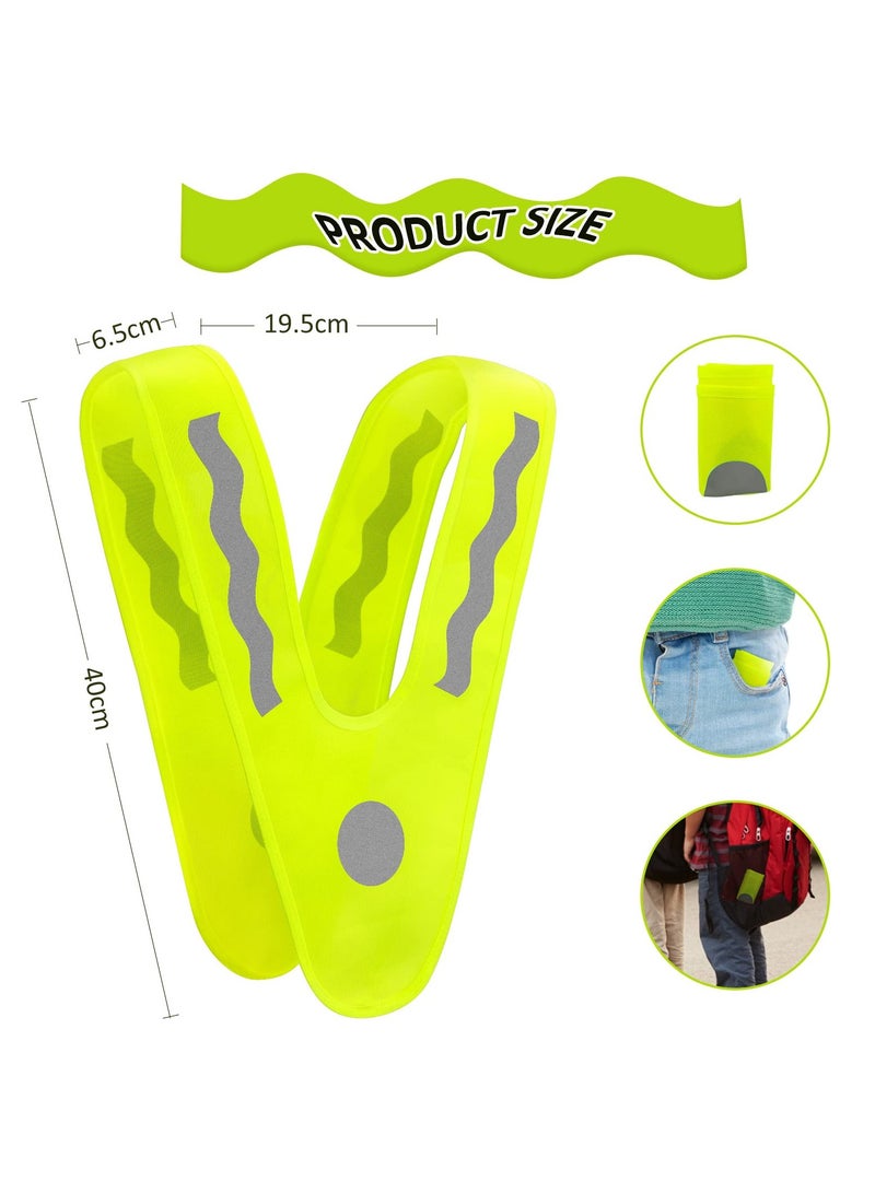 KASTWAVE 4-Pack Kids Reflective Safety Vests - Durable High-Visibility Vests for Children's Biking, Walking, and Outdoor Activities with Enhanced Safety Features - Image 2