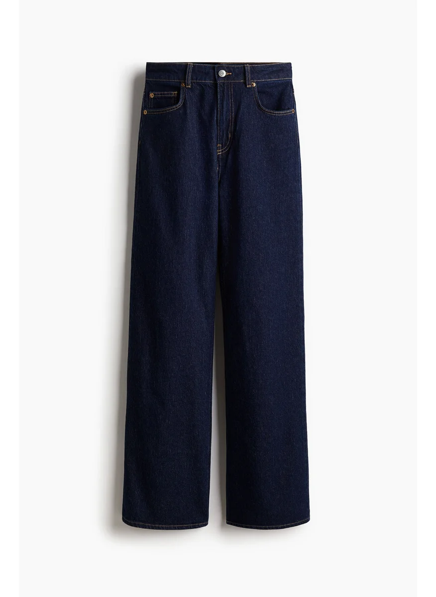 H&M Wide High Jeans