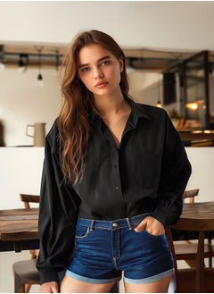 Shirt - Black - Oversize
