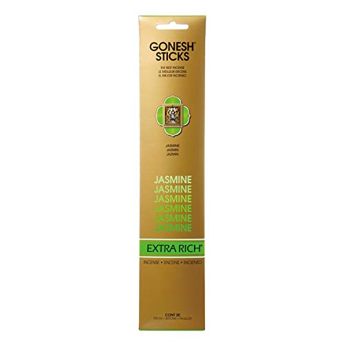 Gonesh Collection Jasmine-Extra Rich Incense, Gold (GOXRJA) - Image 4