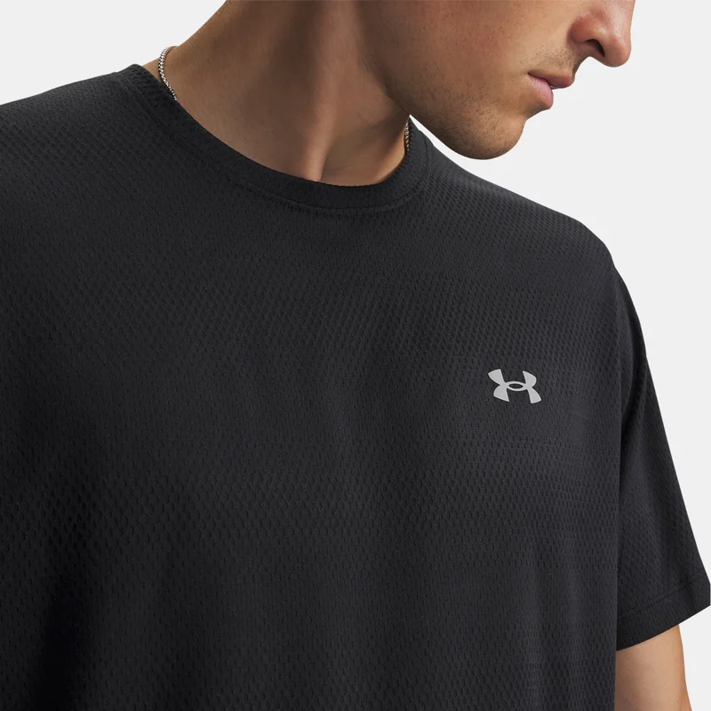 Under Armour Black Men's Velociti Running T-Shirt for Men | Best Price UAE