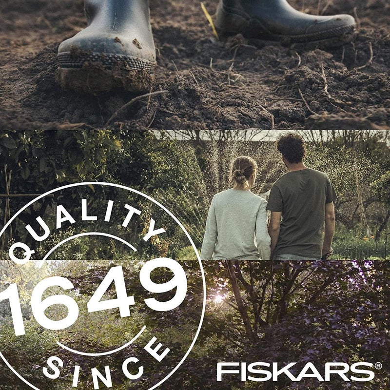 Fiskars Pro All-Steel Bypass Hand Pruning Shears, Hardened Precision-Ground Steel Blade, Self-Cleaning Sap Groove and Beveled Hook, Non-Slip Grips with Locking Mechanism, approx 10 in Long - Image 4