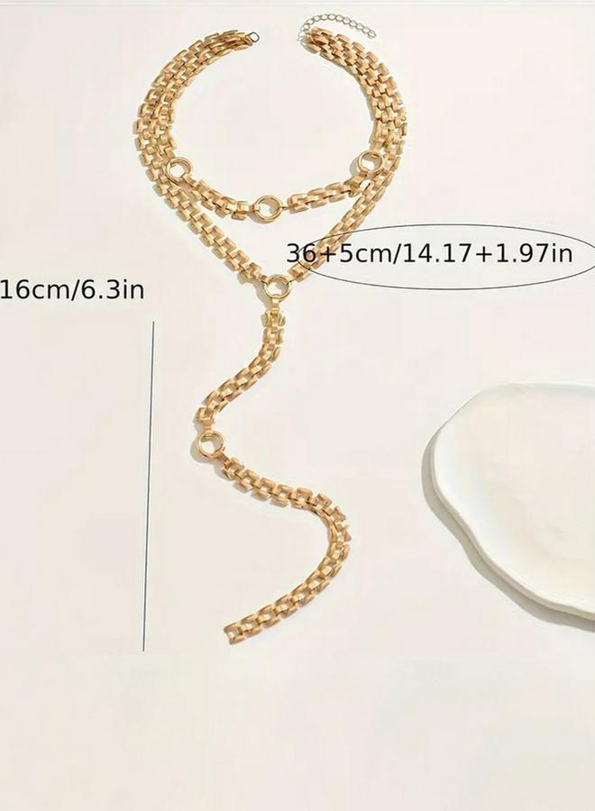Take Two Long Chain Y Necklace - Image 3