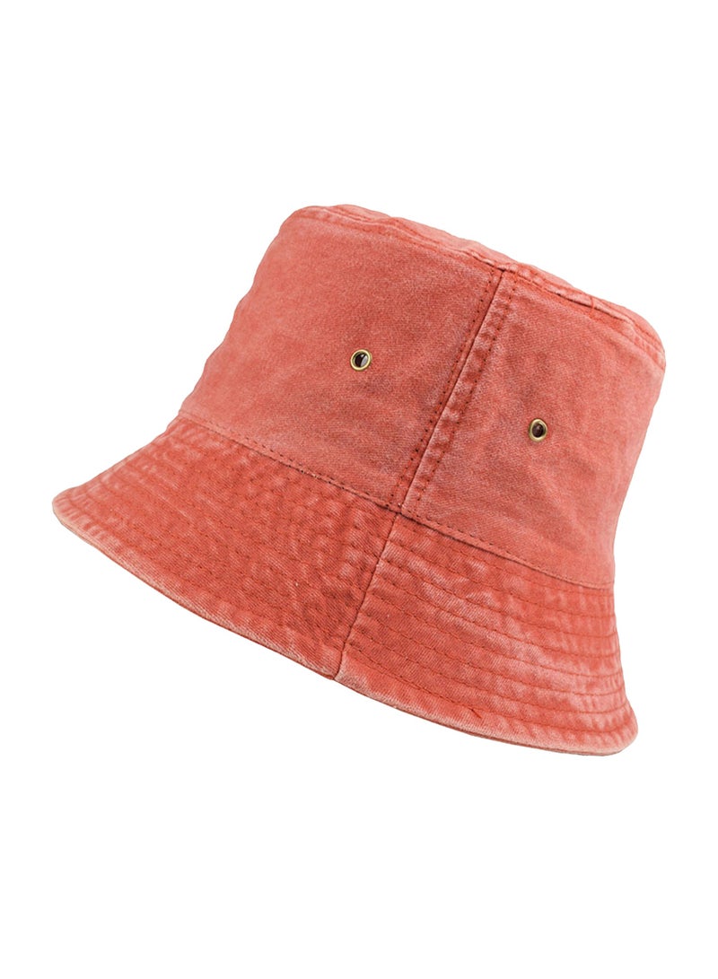 Generic Washed fisherman's hat Denim sun hat Outdoor sunscreen spray basin hat Fashion travel hat  - Image 1