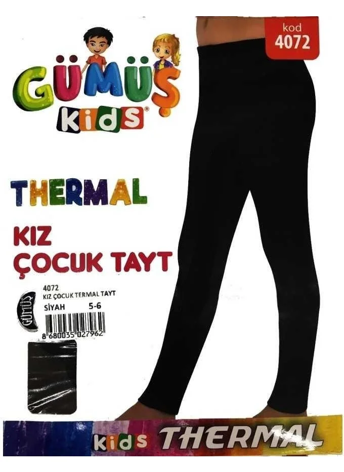 Gümüş Silver Girl Thermal Tights Underwear 4072 - 2 Pieces