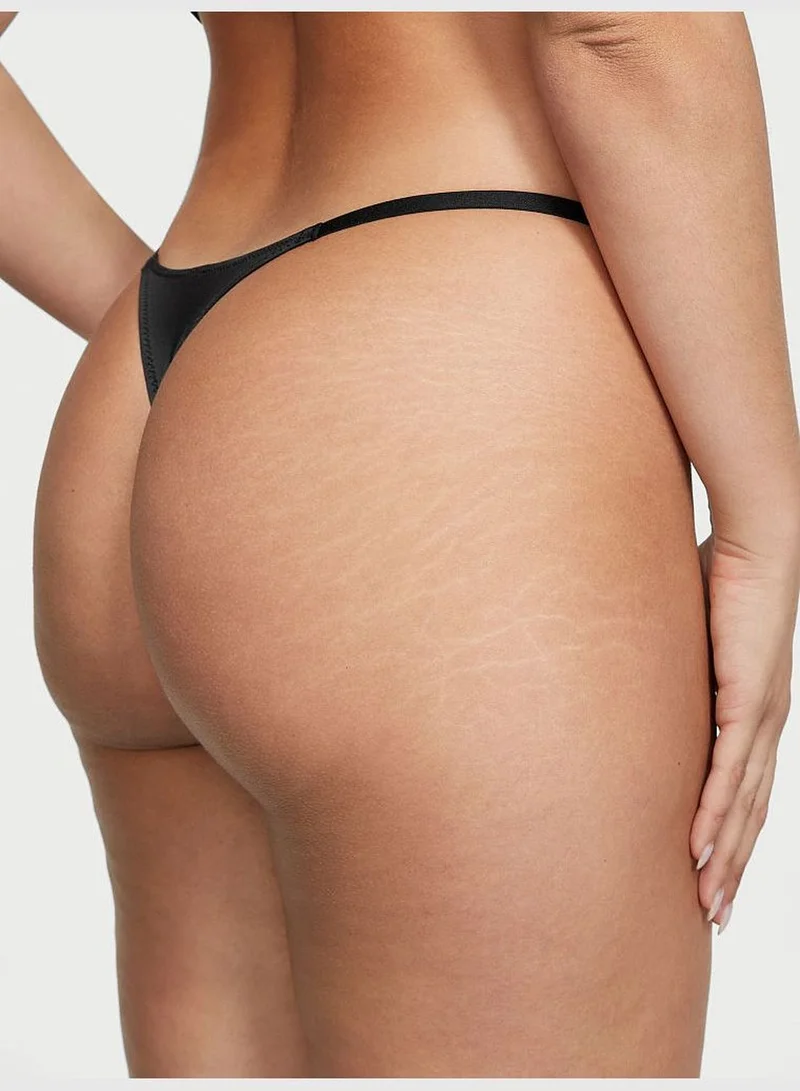 Victoria's Secret Icon by Victoria's Secret Lace Adjustable String Thong Panty