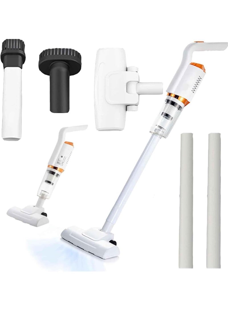 ON MART Wireless Vacuum Cleaner | 3-in-1 Cordless & Handheld Vacuum with Mop Function | 7500Pa Suction | For Car & Home with 4 Nozzles (White) - Image 1