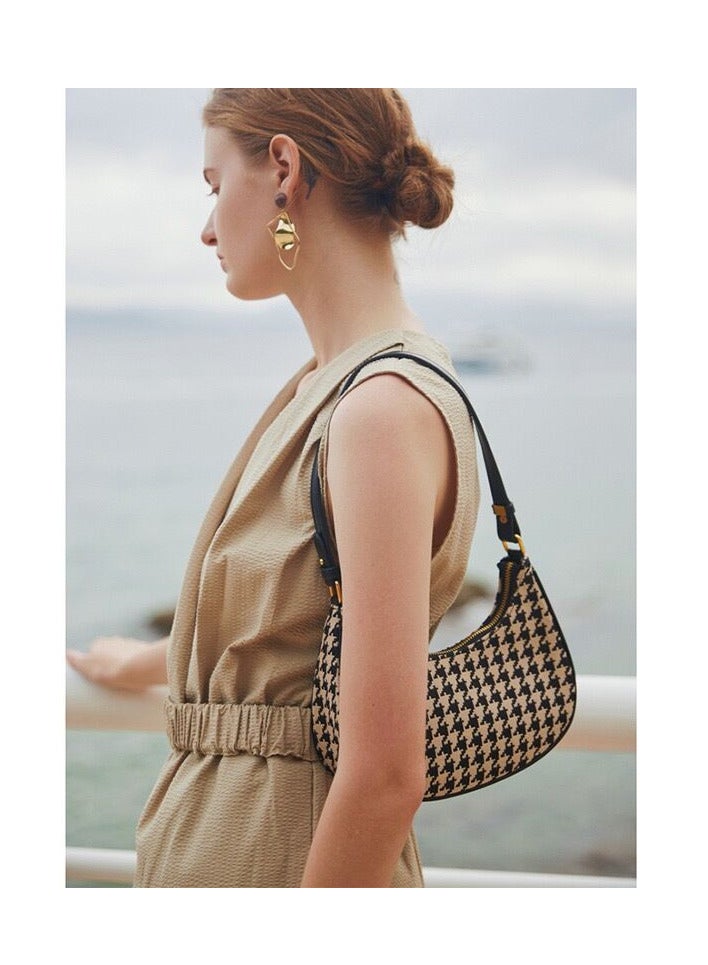 houndstooth pattern bag  Handbags for Women Shoulder Tote bag - Image 4