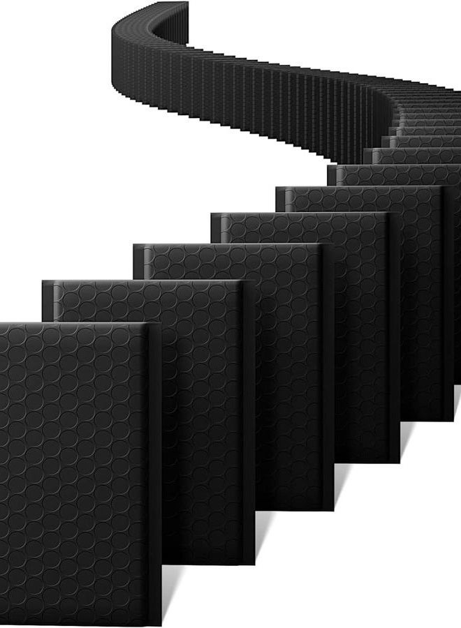Metronic Bubble Mailer 4x8 Inch 100 Pack Usable Size 4x7" Black Bubble Envelopes Padded Envelopes Self-Seal, Cushioning Padded Mailers for Gifts, Small Items, Makeup Supplies - Image 1
